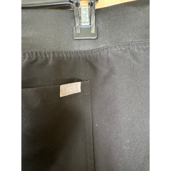 Figs Black Scrub Pants Size XXL Drawstring Waist, Stretch - Picture 4 of 8